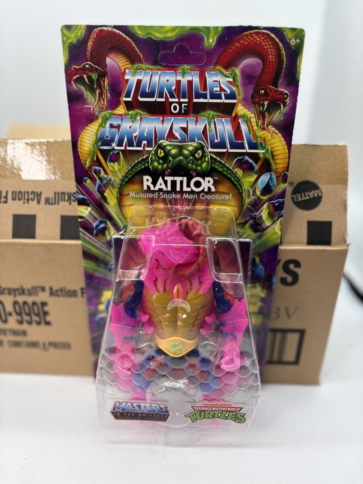 RATTLOR Turtles of Grayskull Reptile Wars MOTU TMNT Masters Universe 2024 MINTY