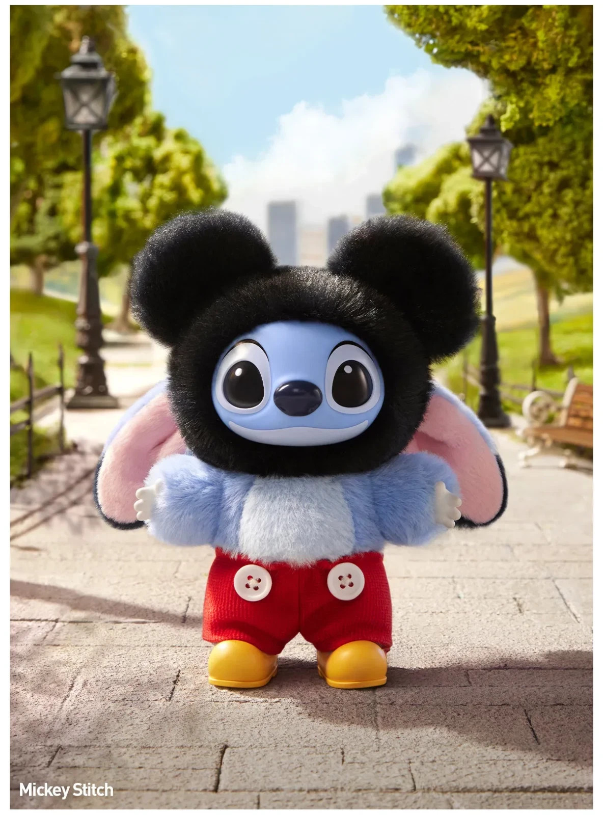 POP MART Stitch Adventure Series Vinyl Plush Pendant Free shipping