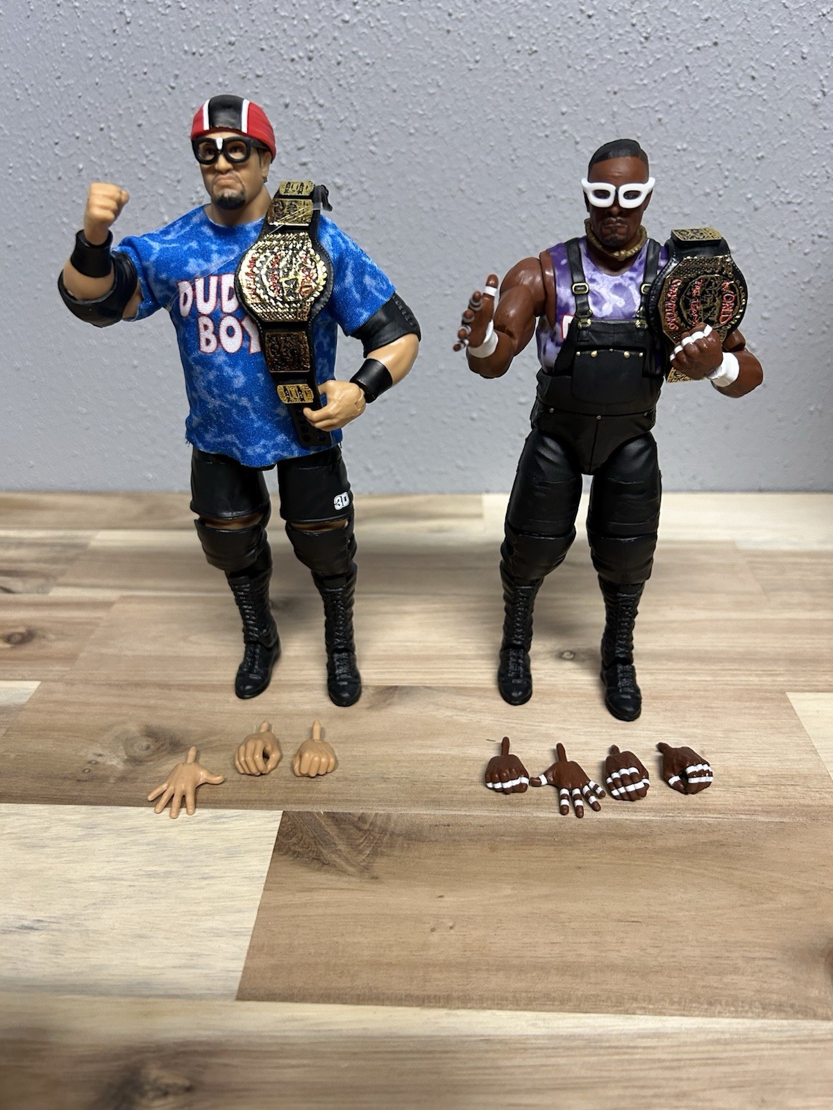 WWE Dudley Boys Elite Bubba Ray Dudley & D-Von Dudley Brand New Mattel Creations