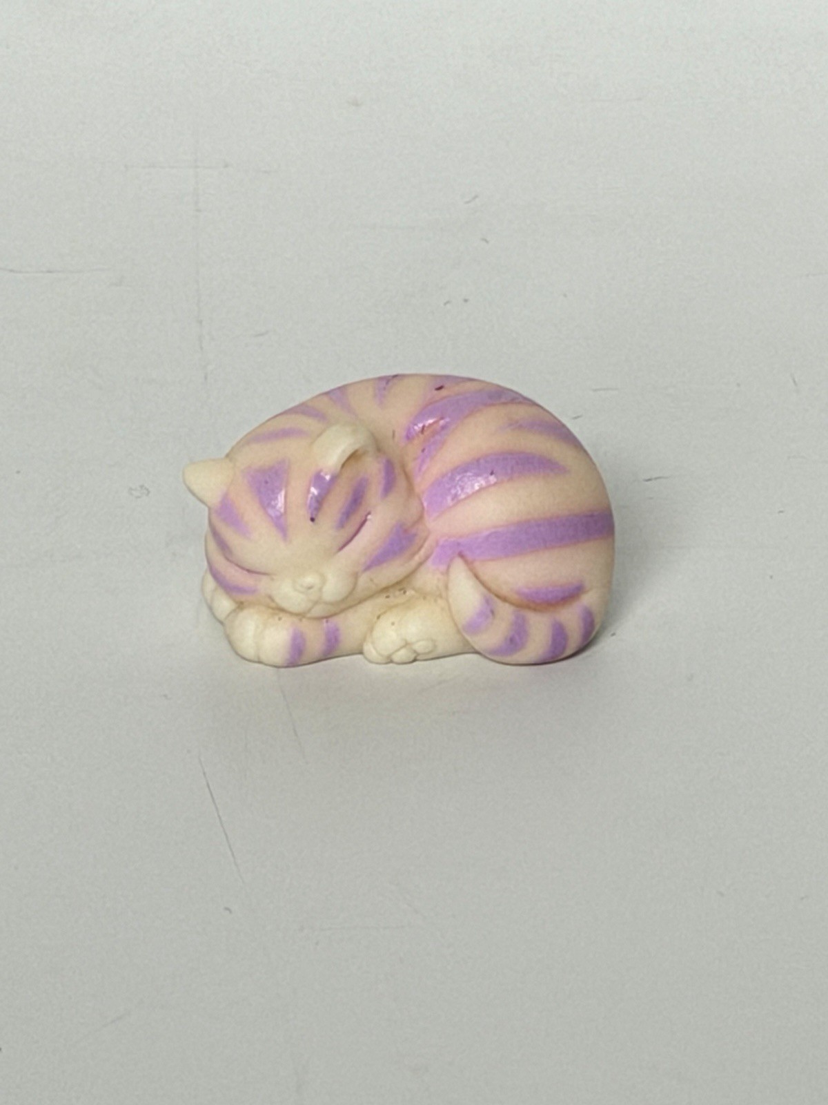 My Little Pony Vintage G1 Lil Litters HAPPY TABBY SLEEPING KITTEN Purple Striped