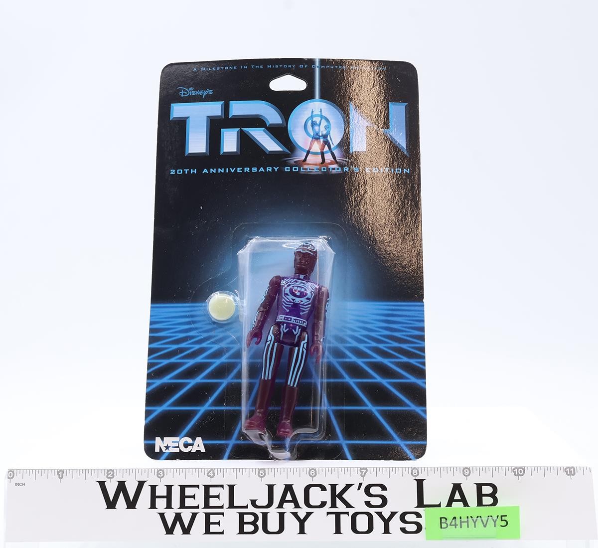 TRON Purple 2002 20th Anniversary NECA Disney 4″ Action Figure NEW Sealed