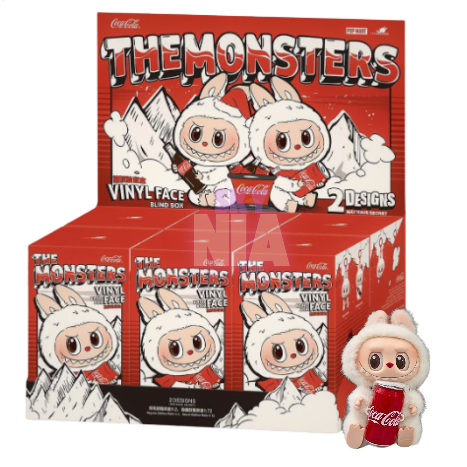 Authentic Have a Seat Labubu Pop Mart ‘COLA’ The Monsters Plush set