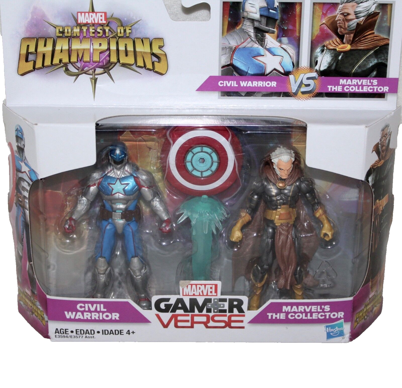 Civil Warrior VS Marvel’s The Collector Marvel Gamerverse Figures 2018 GameStop