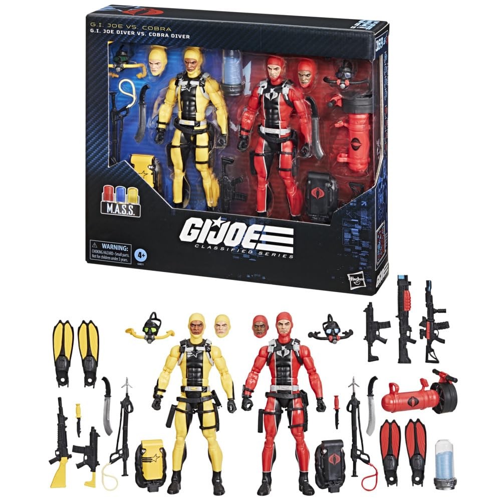 G.I. Joe Classified Series #169, G.I. Joe Diver Vs. Cobra Diver, 2 Collectible 6