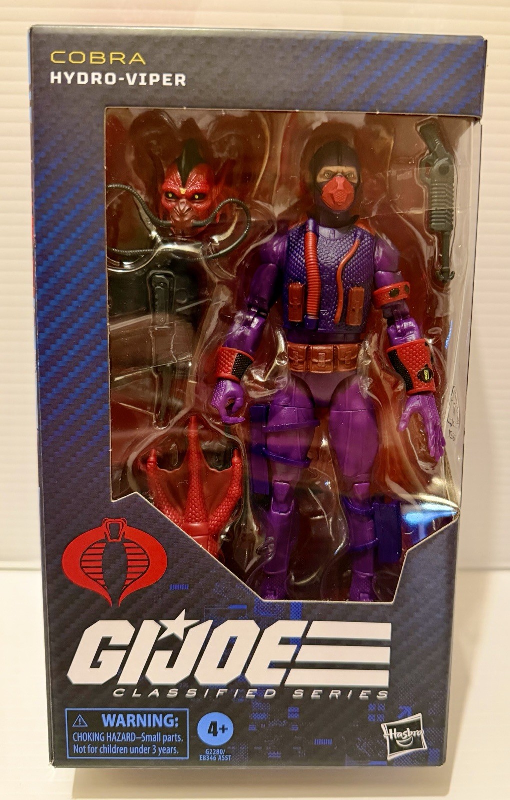 IN-HAND G.I. Joe Classified Series #199 HYDRO-VIPER Cobra 6″ Figure GI Hasbro MP
