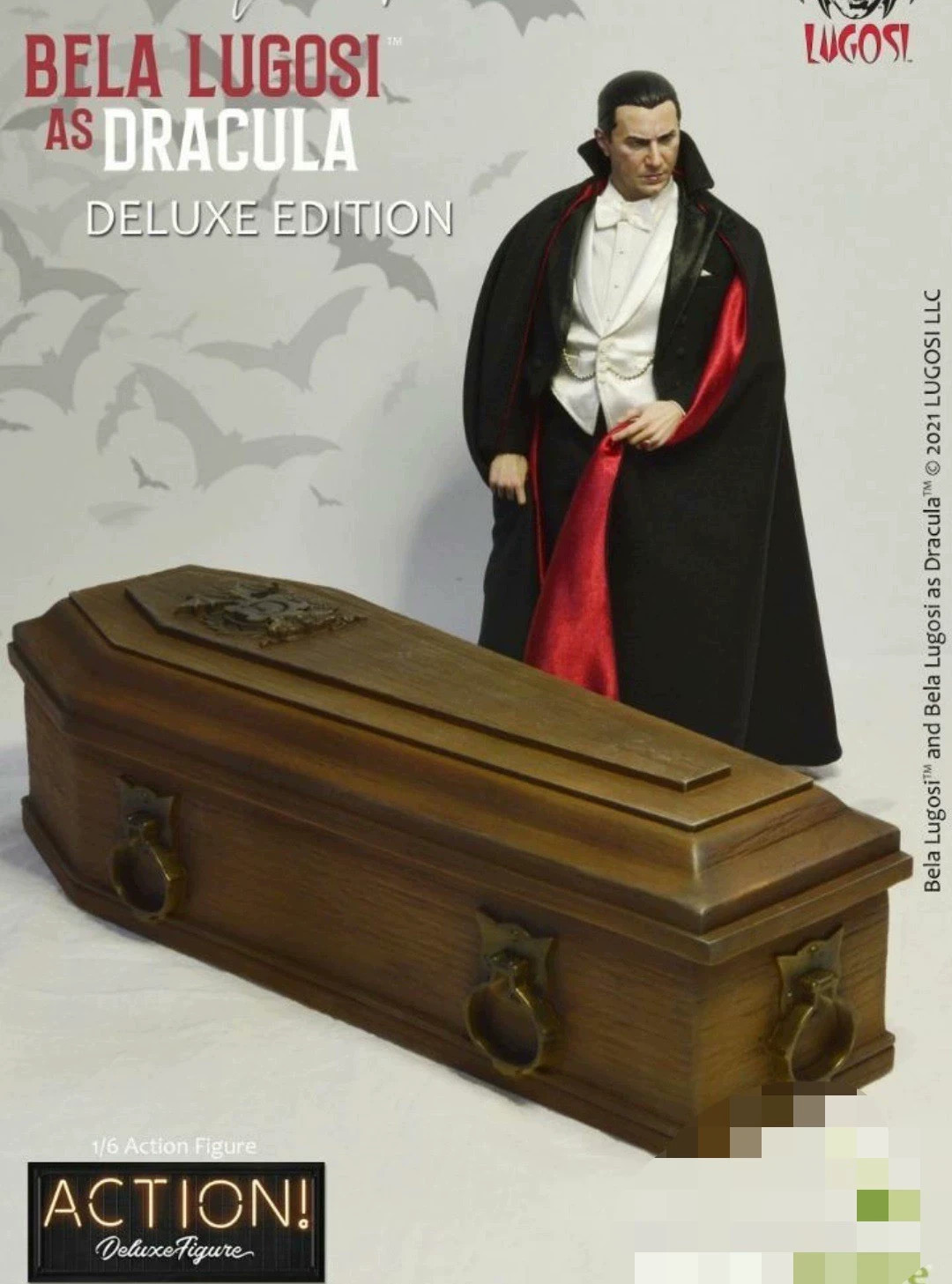 Infinite Statue Kaustic Plastik Dracula & Coffin 1/6 Action Figures 12”