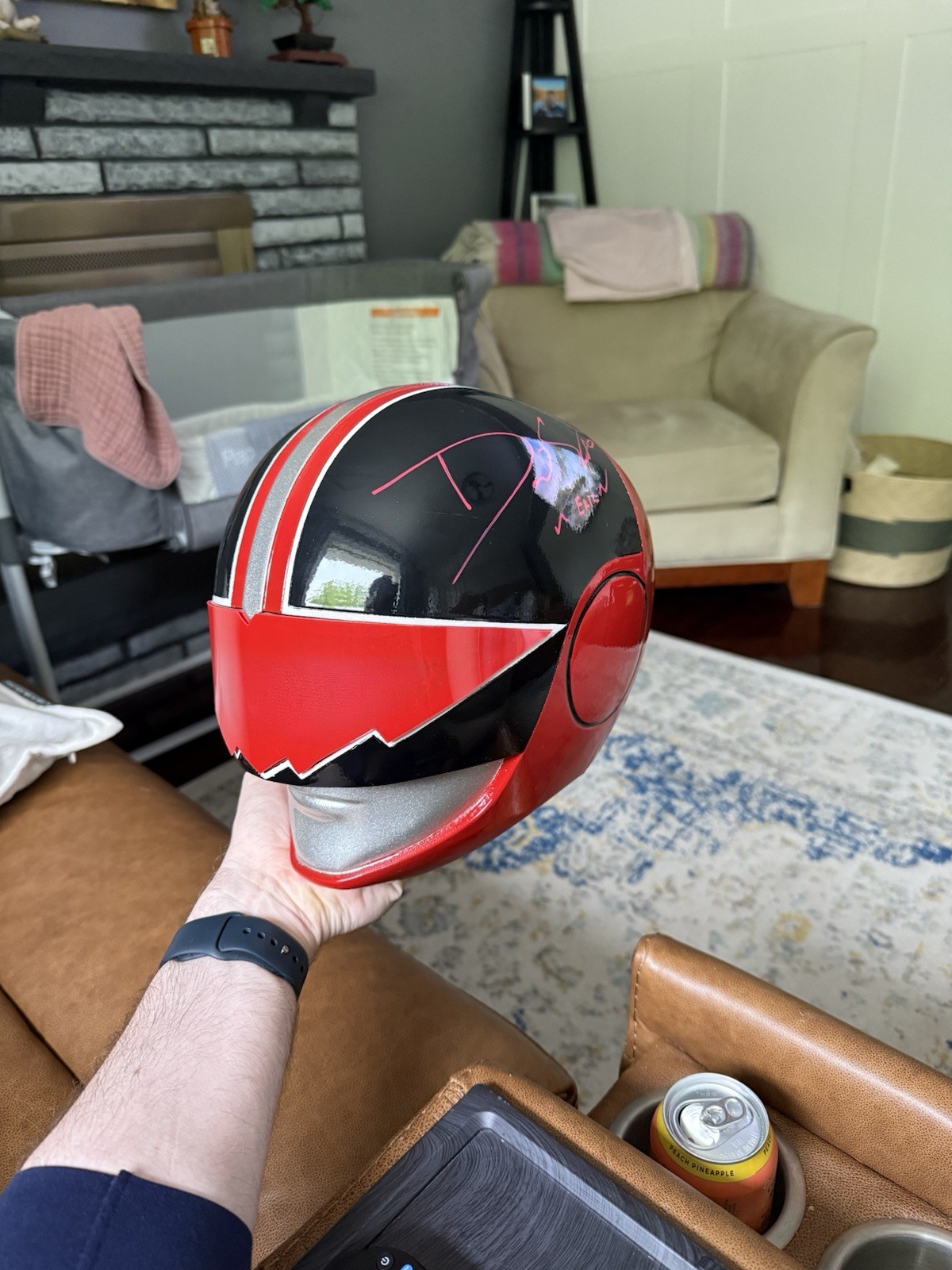 Power Rangers Quantum Ranger Signed Helmet