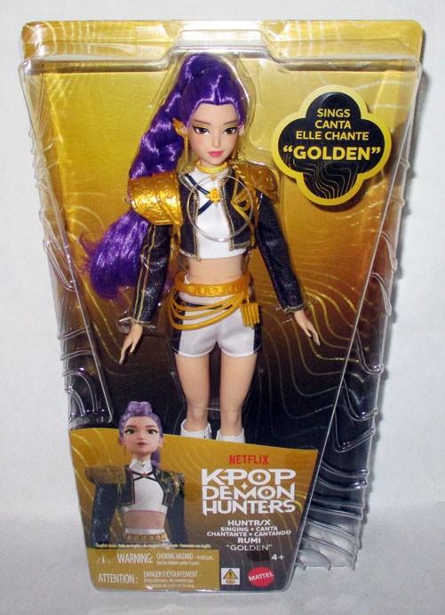 Netflix KPop Demon Hunters Rumi Singing Golden Doll Mattel HUNTR/X New Sealed